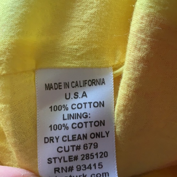 Trina Turk floral yellow skirt - Picture 5 of 5